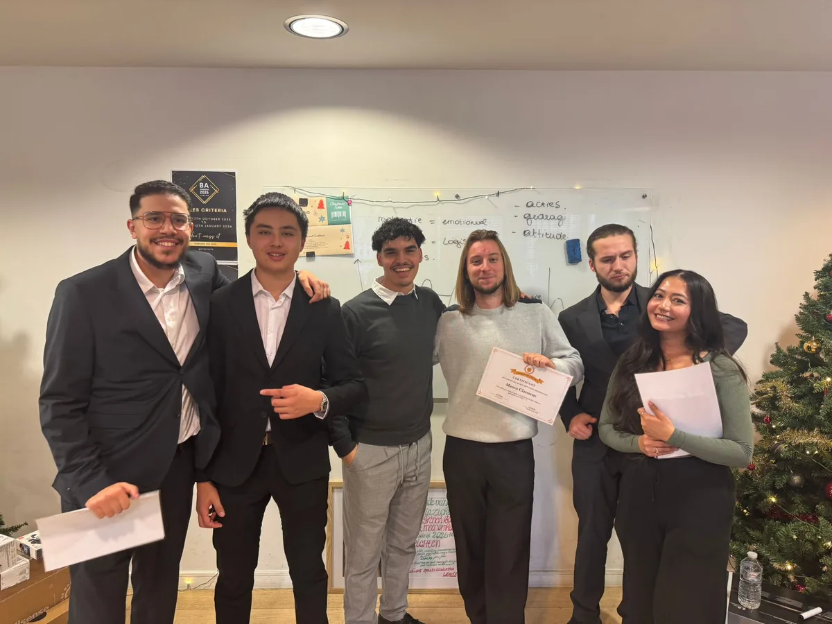 Xelence team receiving awards at a ceremony