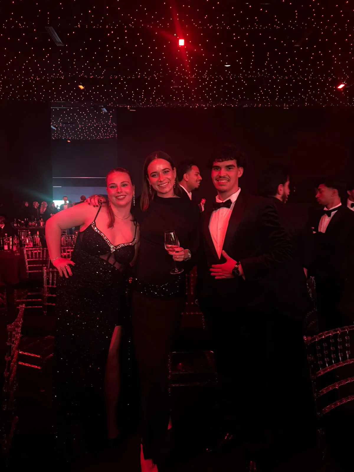 Xelence team at a formal gala evening